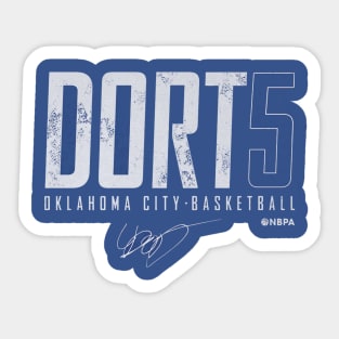 Luguentz Dort Oklahoma City Elite Sticker